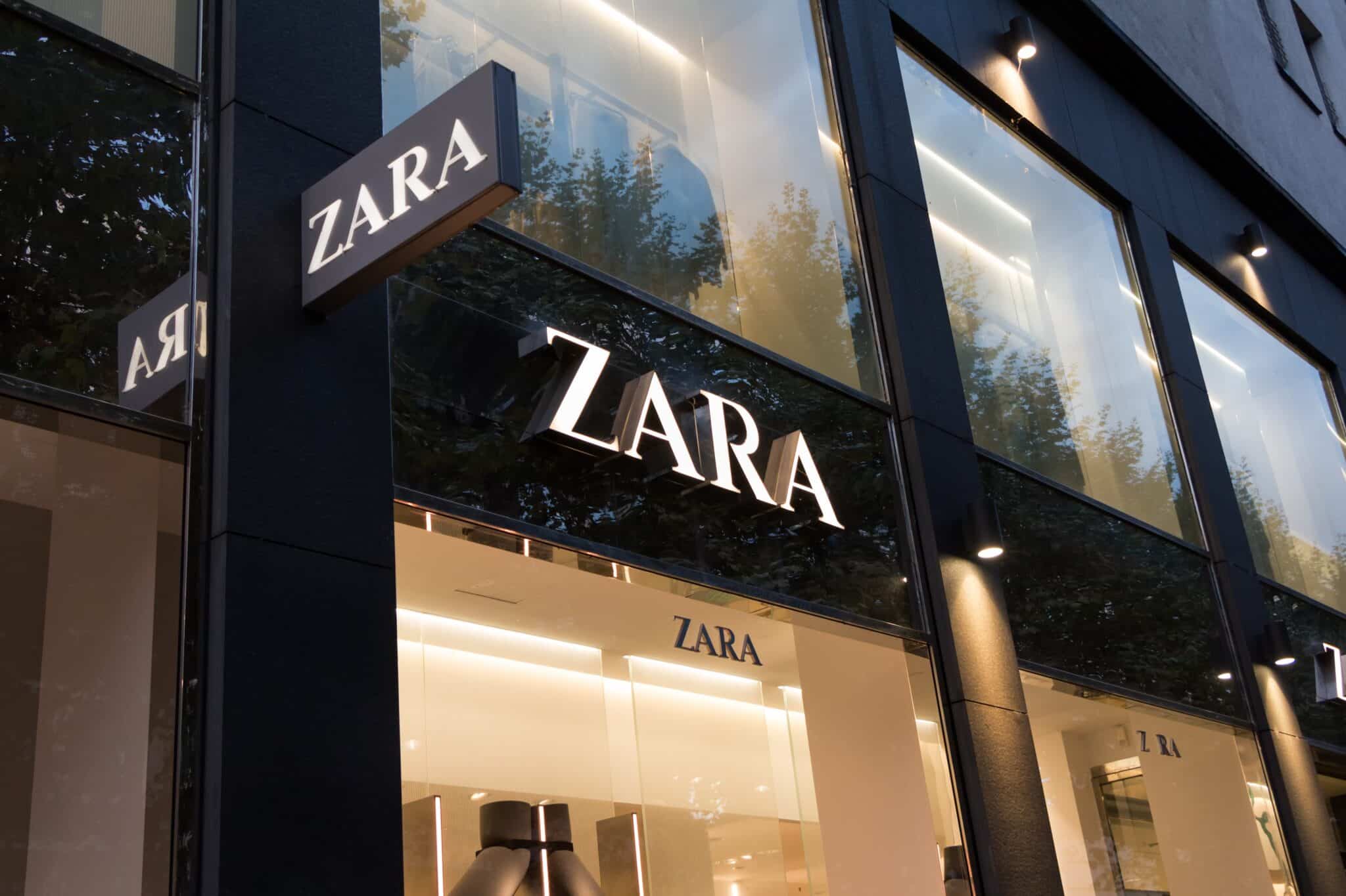 An image of Zara shop sign to denote the X scam