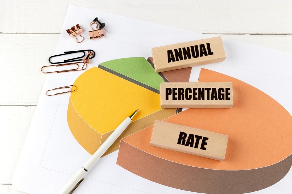 Image of a pie chart with annual percentage rate as ‘Alarming gaps’ in consumers’ understanding of APR and interest rates