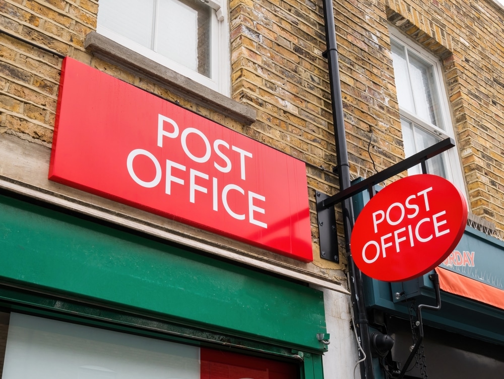 Photo of a post office branch to denote post office closures